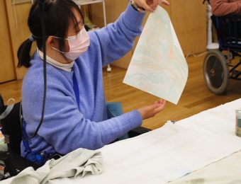 グッズ製作の様子
